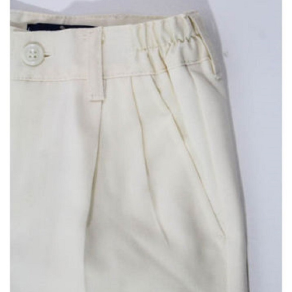 rare designer made in Italy Boys off white Wool Dress Pants trousers size 1 - Picture 4 of 5